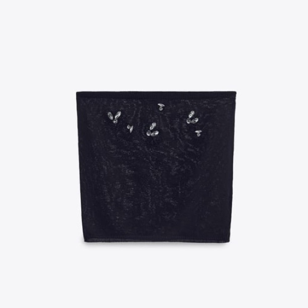 ZARA Jewel Bandeau Top